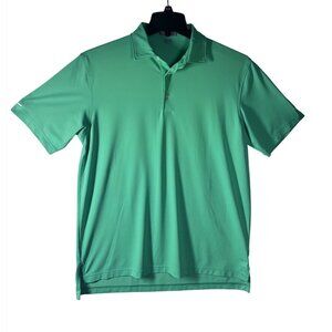 Peter Millar Summer Comfort Green Polo Shirt Medium Lochinvar Logo Mens Golf